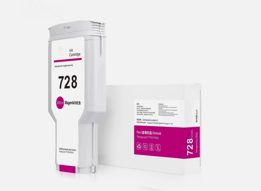 tinta HP 728 Magenta Compatible para plotter T730 T830