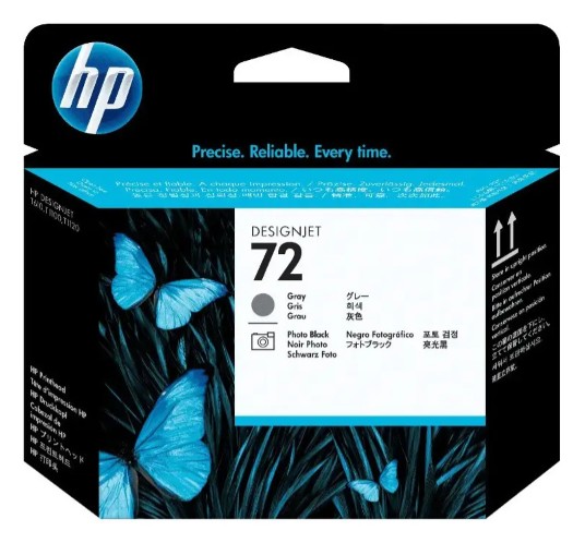 Cabezal de Impresión HP 72 Gris y Negro Fotográfico C9380A