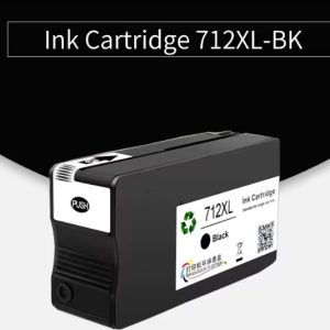 Cartucho de Tinta HP 712 Negro Compatible 3ED70A para Plotter HP