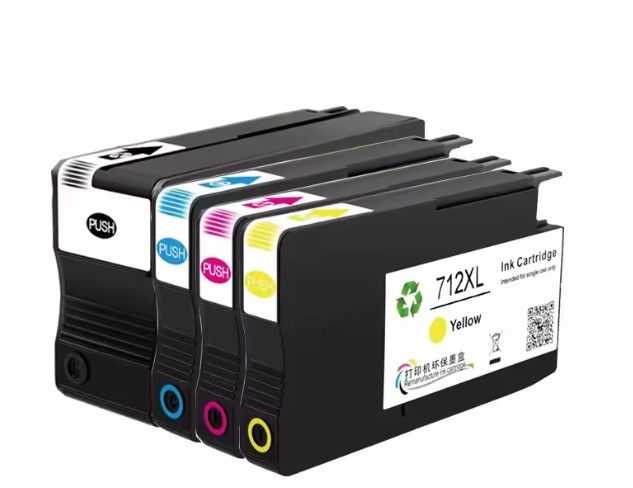 Cartuchos de Tinta HP 712XL Compatible para Plotter T210 T230 T250 T630 T650